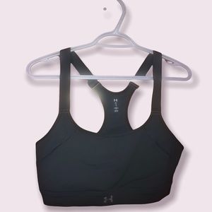 Charcoal grey under armour sports bra